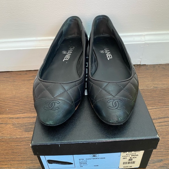 CHANEL Shoes Chanel Quilted Ballet Flats Poshmark